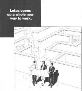 Lotus Notes poster from 1991