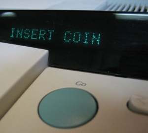 HP Drucker mit Anzeige Insert Coin