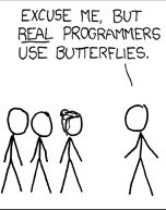xkcd cartoon Real Programmers