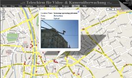 Screenshot Teleschirm für Video- & Kameraüberwachung
