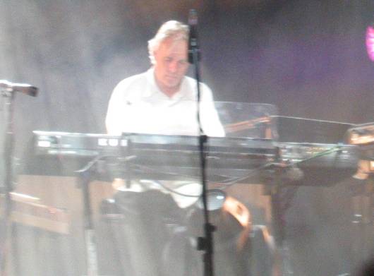 Rick Wright playing at Burg Clam, Austria in 2006