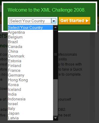 IBM country selection without Austria